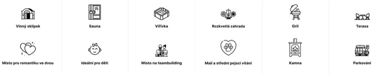 Sauna, jacuzzi, ogrodzony ogród, kominek, Wi-Fi, parking i inne udogodnienia